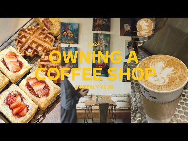 OWNING A CAFE | What it’s like, barista to owner, experimenting on recipes, small business life ️