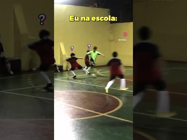 Vítor Lo na escola driblava igual o Neymar 