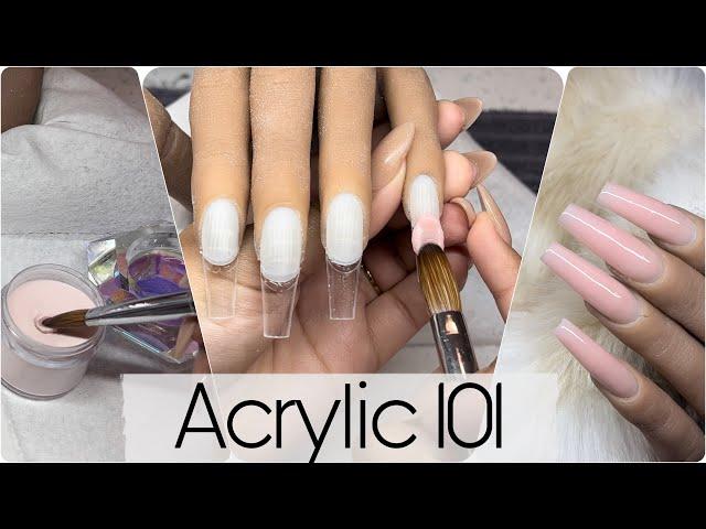 Beginner Acrylic Application | How I Apply Acrylic