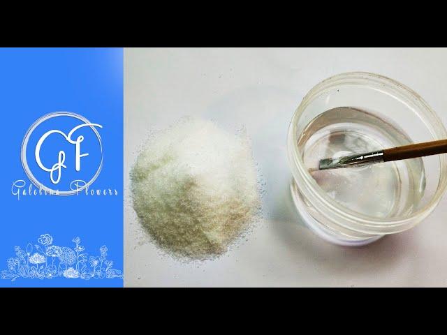 How to make  PVA solution for millinery stiffener or slime from  PVA powder #millineryclass #diy