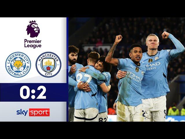 Bann gebrochen? Citizens siegen im King Tower Stadium | Leicester City-Manchester City | Highlights