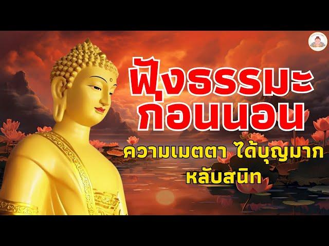 ฟังธรรมะก่อนนอนมีสติ รู้ทันจิตของเรา  หลับสนิท ได้ข้อคิดดีๆฟังธรรมะก่อนนอนMp3