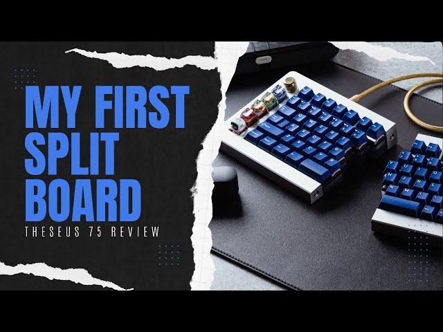 A SPLIT Keyboard Crafted By The GODS?! | Theseus 75 Review