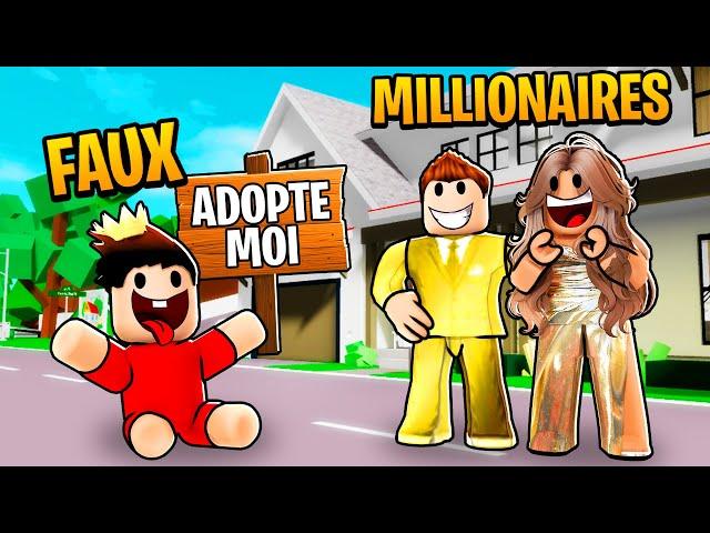 Je suis Devenu UN FAUX BÉBÉ pour VOLER DES MILLIONNAIRES dans BROOKHAVEN RP Roblox…