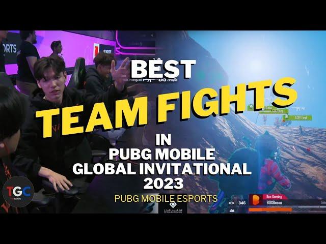 PMWI 2023's Finest: A Showcase of Epic Team Fights! @PUBGMOBILEEsports