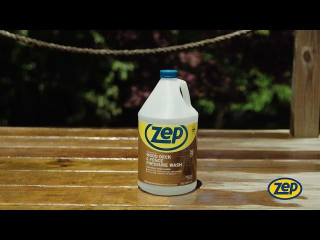 Zep Wood Deck and Fence Pressure Wash Cleaner Concentrate