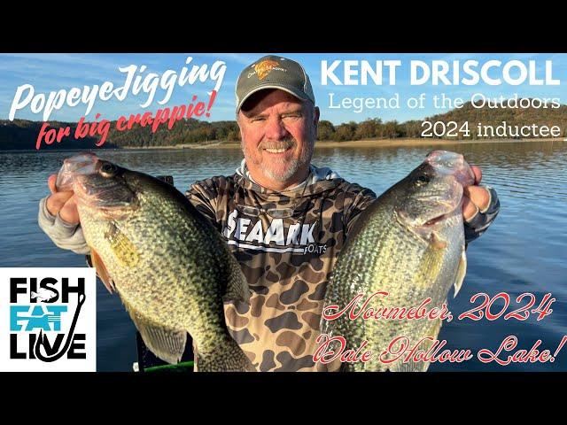 Pop Eye Jigging with Legends of the Outdoors Kent Driscoll Fish Eat Live