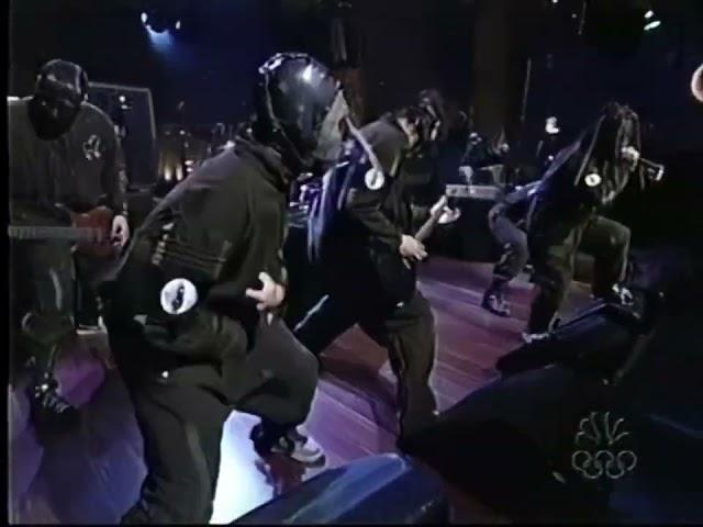 Slipknot - The Heretic Anthem (Live At Late Night With Conan O'Brien 08/10/2001) HQ