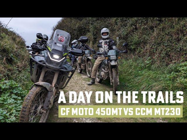 A day on the trails - CF Moto 450MT with CCM MT230s