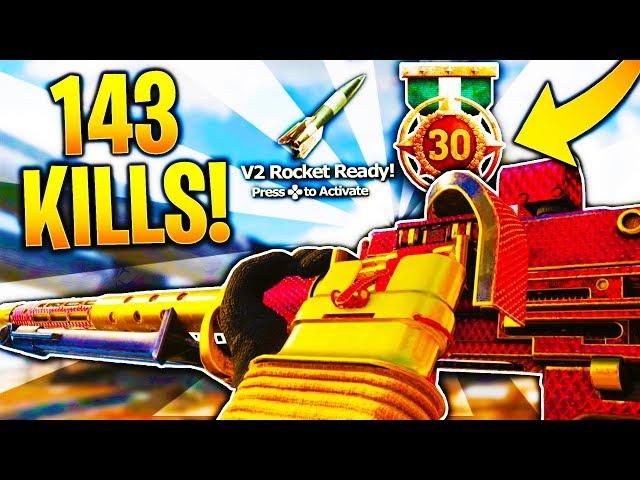 INSANE 143-2 DOUBLE VICIOUS V2 ROCKET GAMEPLAY in COD WW2 // MOST OVERPOWERED LMG in COD WW2