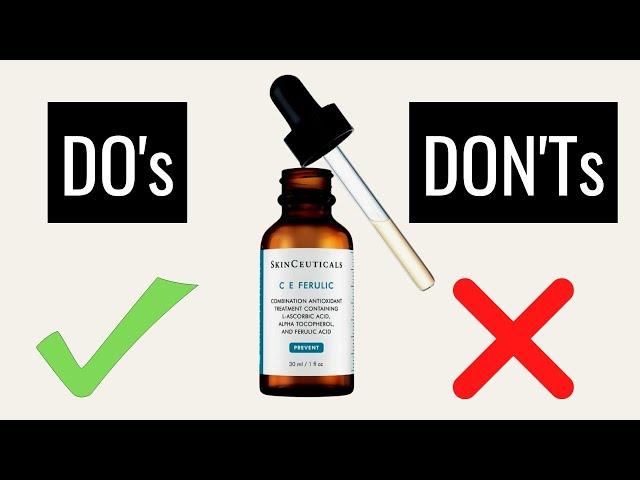 How To Use Skinceuticals C E Ferulic Serum