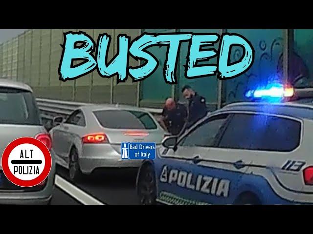 BAD DRIVERS OF ITALY dashcam compilation 12.12 -  BUSTED