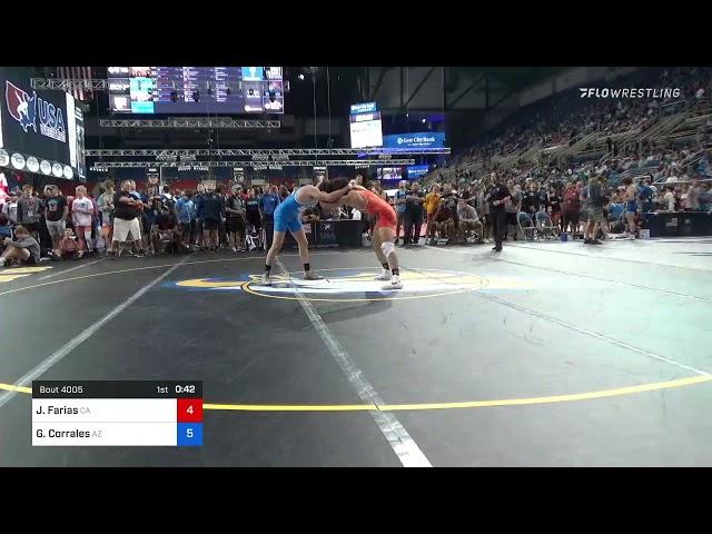 145 Lbs Consi Of 64 #1 - Jose Farias, California Vs Gabriel Corrales, Arizona 3cab