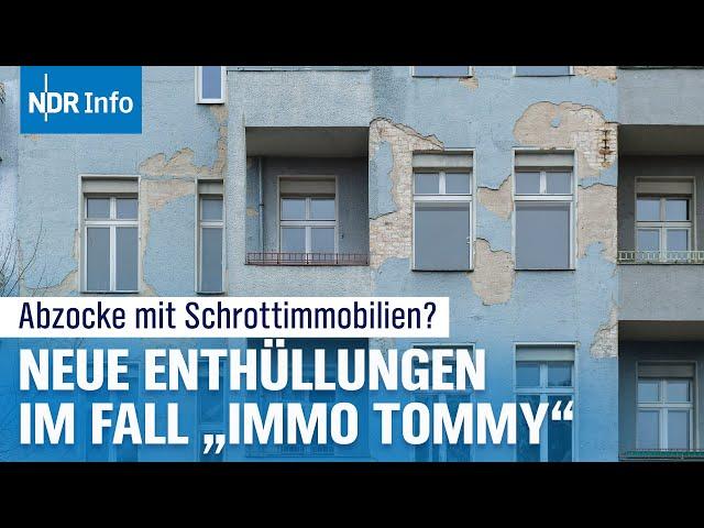 Abzocke mit Schrottimmobilien? – Neues im Fall von Finfluencer "ImmoTommy" | NDR Info