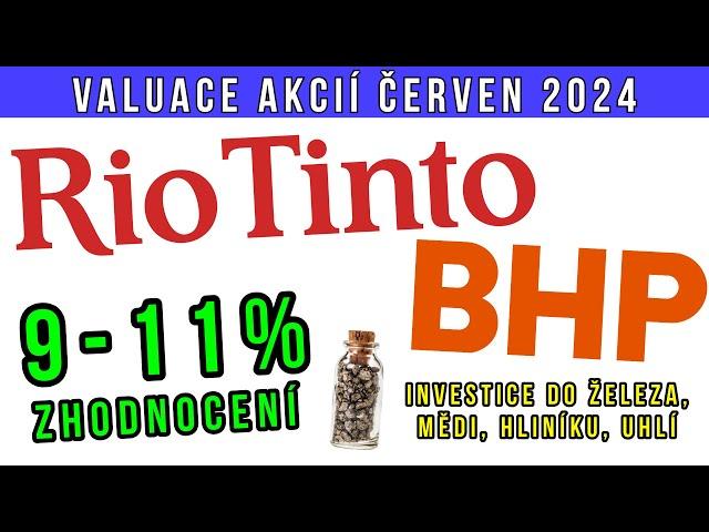 Akcie Rio Tinto a BHP Group. Investice do železa, mědi, hliníku a uhlí s dividendou.