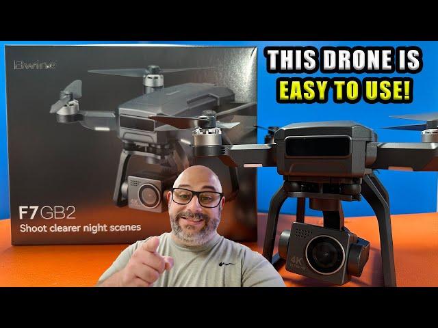 THIS DRONE IS EASY TO USE!!!! Bwine F7GB2 with 4K Ultra HD Camera