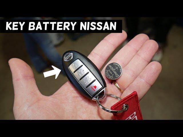HOW TO REPLACE KEY FOB BATTERY ON NISSAN QASHQAI, NISSAN XTERRA, NISSAN FRONTIER X TRAIL
