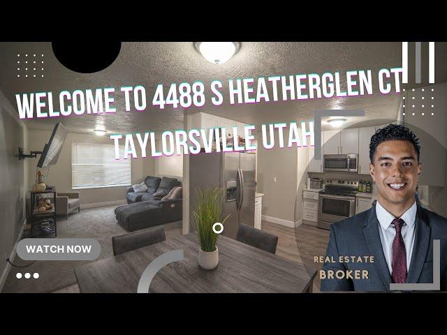 Welcome to 4488 s Heatherglen Ct Taylorsville Utah