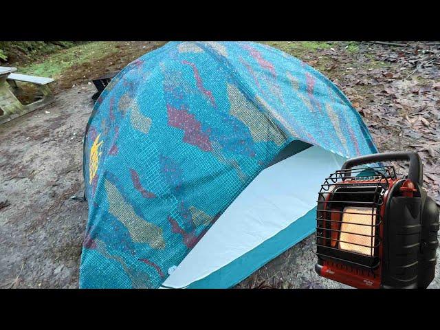 Mr Buddy Portable heater review - Solo Overnight Tent