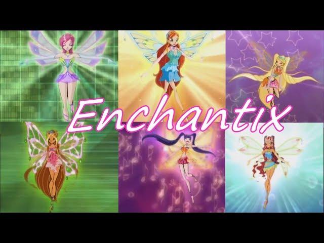 Winx Club~ Enchantix [Italian] (Lyrics)