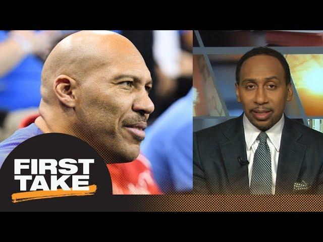 Stephen A. Smith can't love Big Baller Brand league because of LaVar Ball | First Take | ESPN