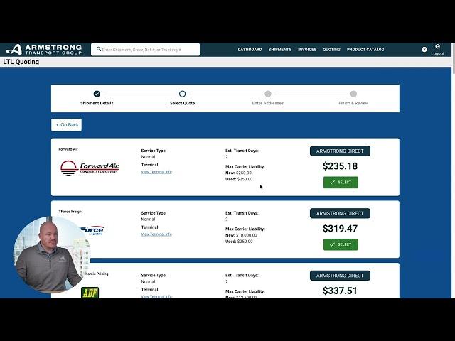 Armstrong LTL Demo Video