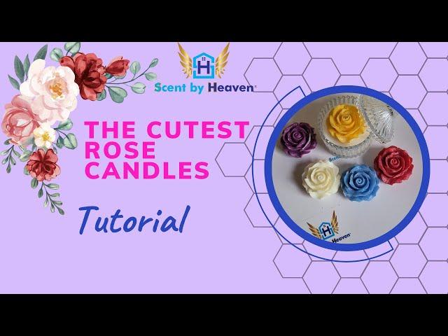 The cutest rose candle (Embed candles)