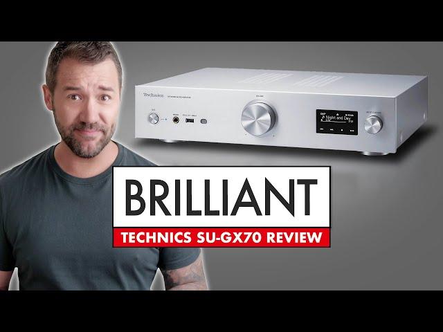 BETTER than Technics $10,000 Amp  TECHNICS SU-GX70 Review