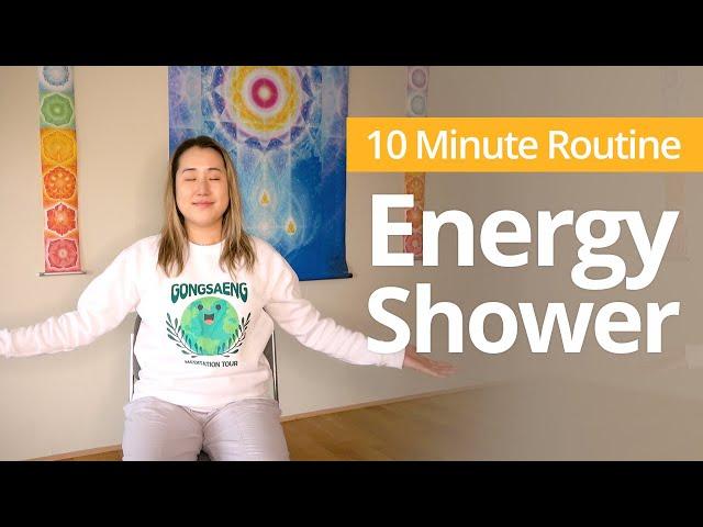 ENERGY SHOWER with Bright Light | 10 Minute Daily Routines