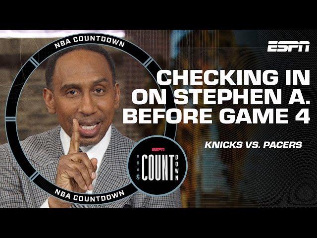 Previewing Knicks-Pacers Game 4 with Stephen A. Smith | NBA Countdown