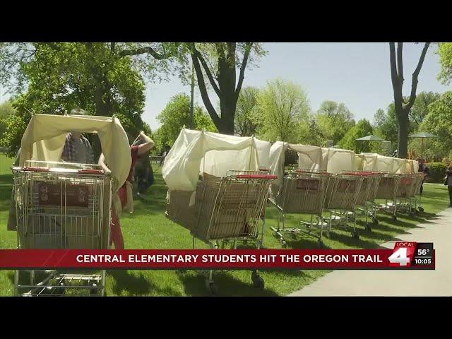 Central Elementary Students Hit the Oregon Trail