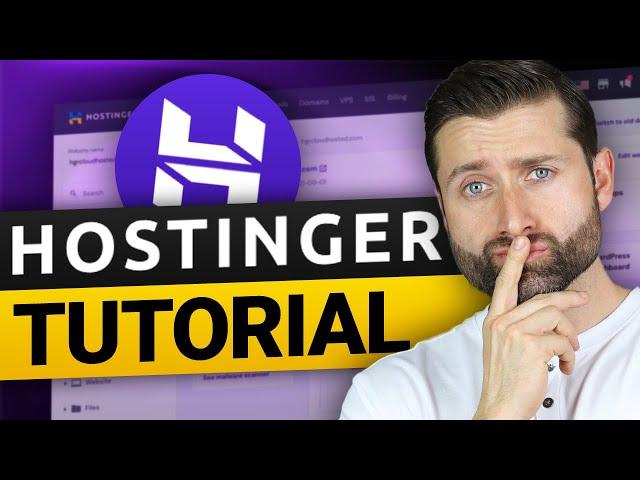 How to host a website with Hostinger? | Hostinger Tutorial 2024!