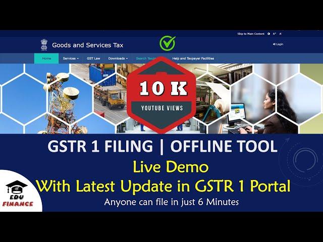 How to prepare GSTR1 using Offline tool ? | Updates Included |