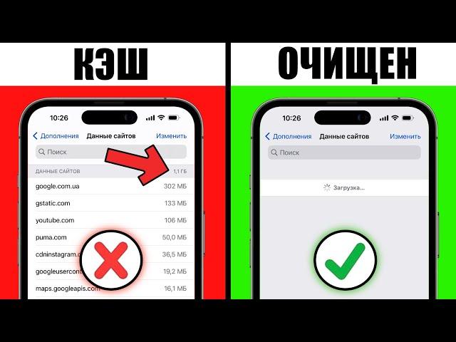 Как очистить кэш на iPhone? Как удалить Другое на iPhone? Очистить память на iPhone!