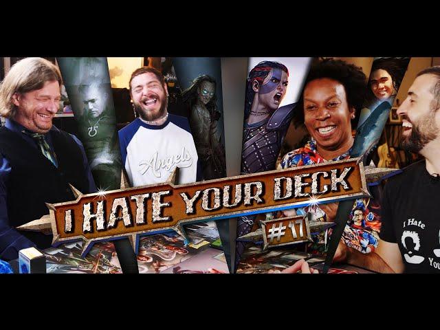 I HATE YOUR DECK #17 POST MALONE v THE PROFESSOR v IHYD || Commander Gameplay MTG EDH