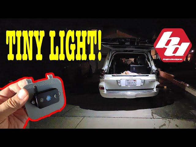 All That Light From ONE Tiny Baja Designs Dome Light ! - Lexus LX570 / LC200 Landcruiser Hatch MOD