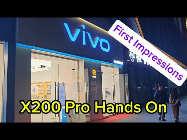 Vivo X200 Pro First Short Hands on + Impressions in China