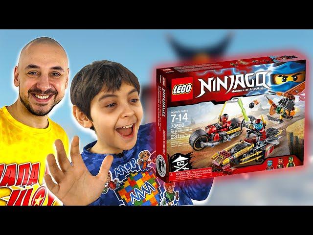 ПАПА РОБ И ЯРИК: ЛЕГО НИНДЗЯГО - ПОГОНЯ НА МОТОЦИКЛАХ NINJAGO - СБОРНИК!