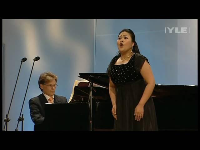 Finland 'Mirjam Helin'International Singing Competition semifinal Sibelius Op  37  No  4, 'Was it a dream '