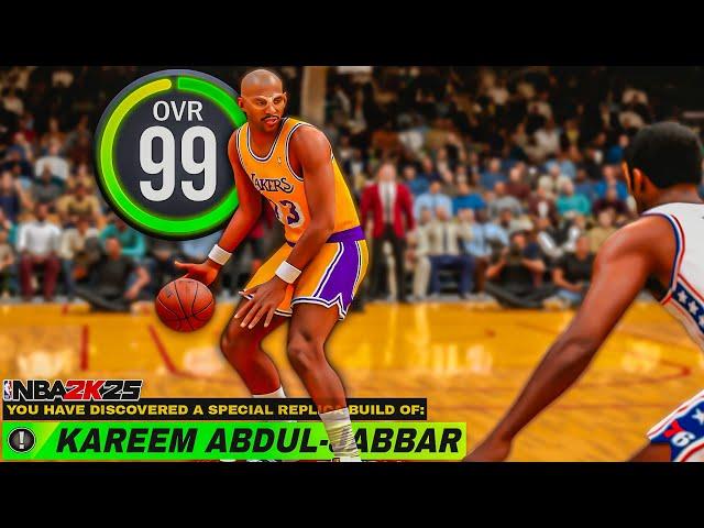 How To Make Kareem Abdul-Jabbar EXACT Build *NBA 2K25*