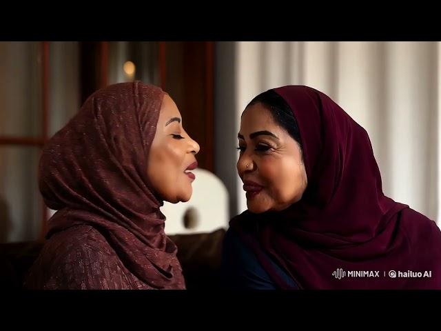 Curvy Older Muslim women french kiss | Lesbian Kissing Video