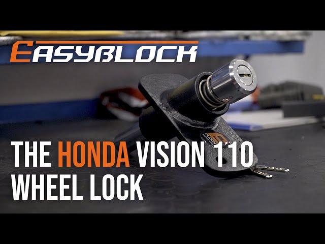 Honda Vision 110 - EasyBlock Scooter Wheel Lock - Installation Video 