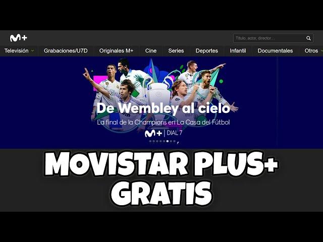 COMO VER MOVISTAR PLUS+ GRATIS Y COMO TENER UNA CUENTA DE MOVISTAR PLUS GRATIS DE FORMA LEGAL 2024