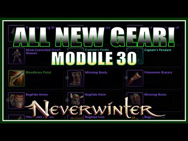 Neverwinter - All New Module 30 Gear! - What's Good and What's Bad!