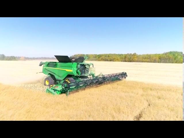 Combines Farming Near Togo Sk.