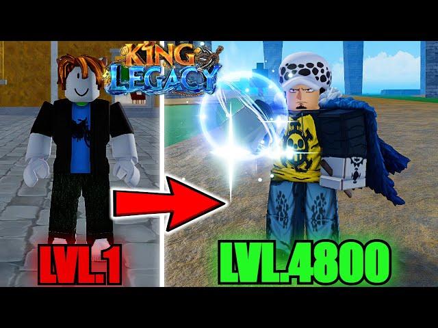 Noob to Max Level Using Awakened Control Fruit In King Legacy (Roblox)