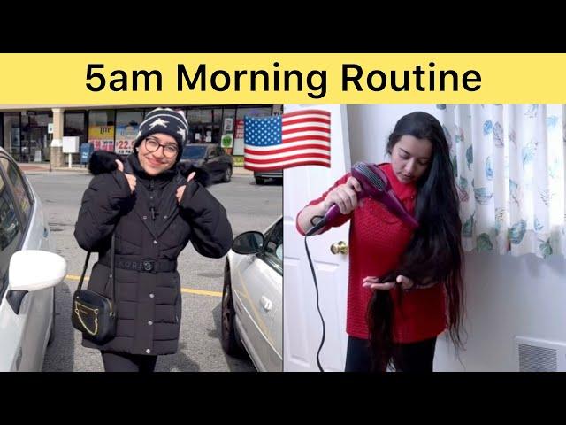 5am Morning Routine | Everyday Morning Routine 2024 | Productive Realistic Desi Morning Routine |USA