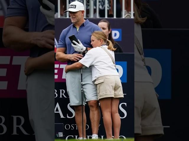 =Beautiful moment MIA TINDALL loving oN HER FATHER#britishroyalfamily #queenelizabeth CATHERINE