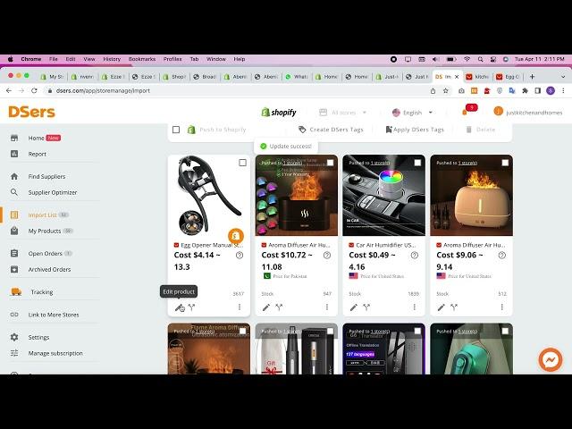Adding Products Through Aliexpress by Using Dsers App Shopify Dropshipping