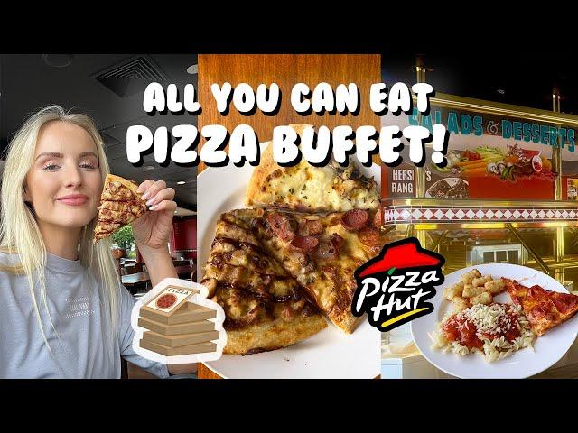 ALL YOU CAN EAT PIZZA | at a Dine-In Pizza Hut!